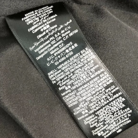 Bebe Silk Color Block Button Shirt Sheath Dress - Picture 8 of 8